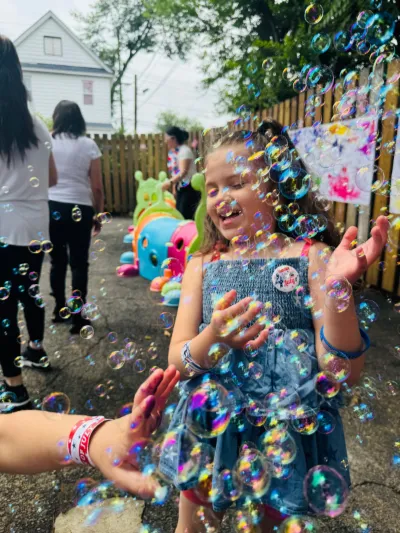 Child at Little Heaven Daycare